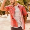 FatFace Pink Paradise Print Shirt
