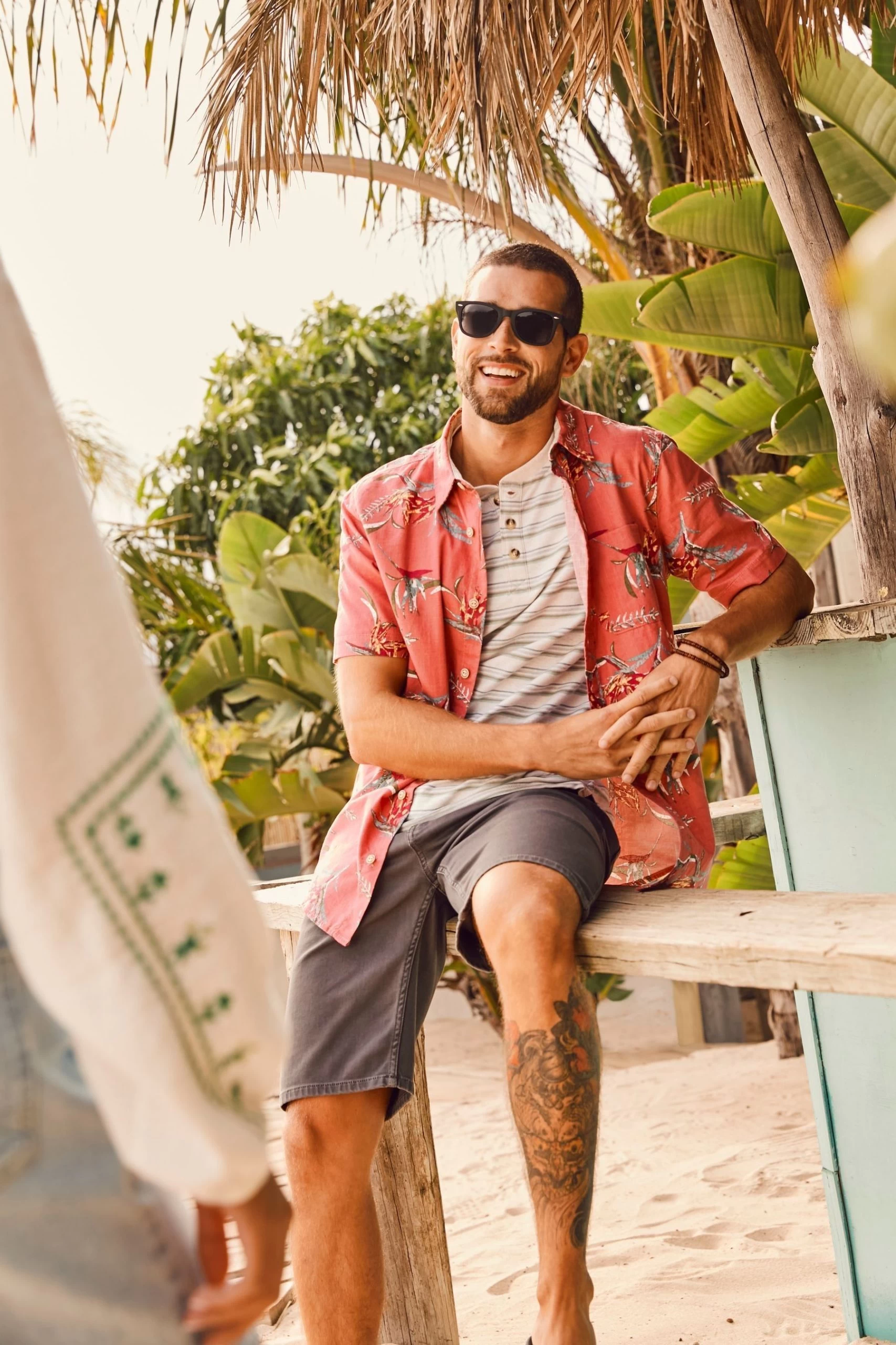 FatFace Pink Paradise Print Shirt 2 FatFace Pink Paradise Print Shirt - Image 2