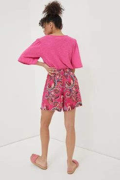 FatFace Pink Faye Festival Floral Shorts -Fashion Clothing Store T49 434s4