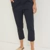 FatFace Blue Farnham Cropped Trousers