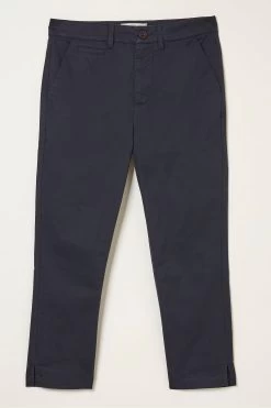 FatFace Blue Farnham Cropped Trousers -Fashion Clothing Store T49321s5