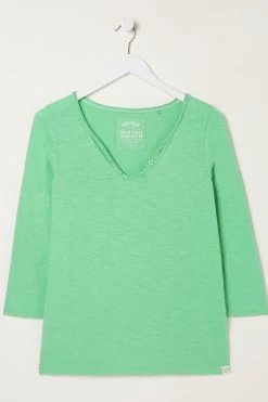 FatFace Green Porter Organic Cotton T-Shirt -Fashion Clothing Store T49401s4