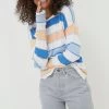 FatFace Blue Isobella Stripe Jumper