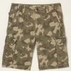 FatFace Green Breakyard Camo Cargo Shorts