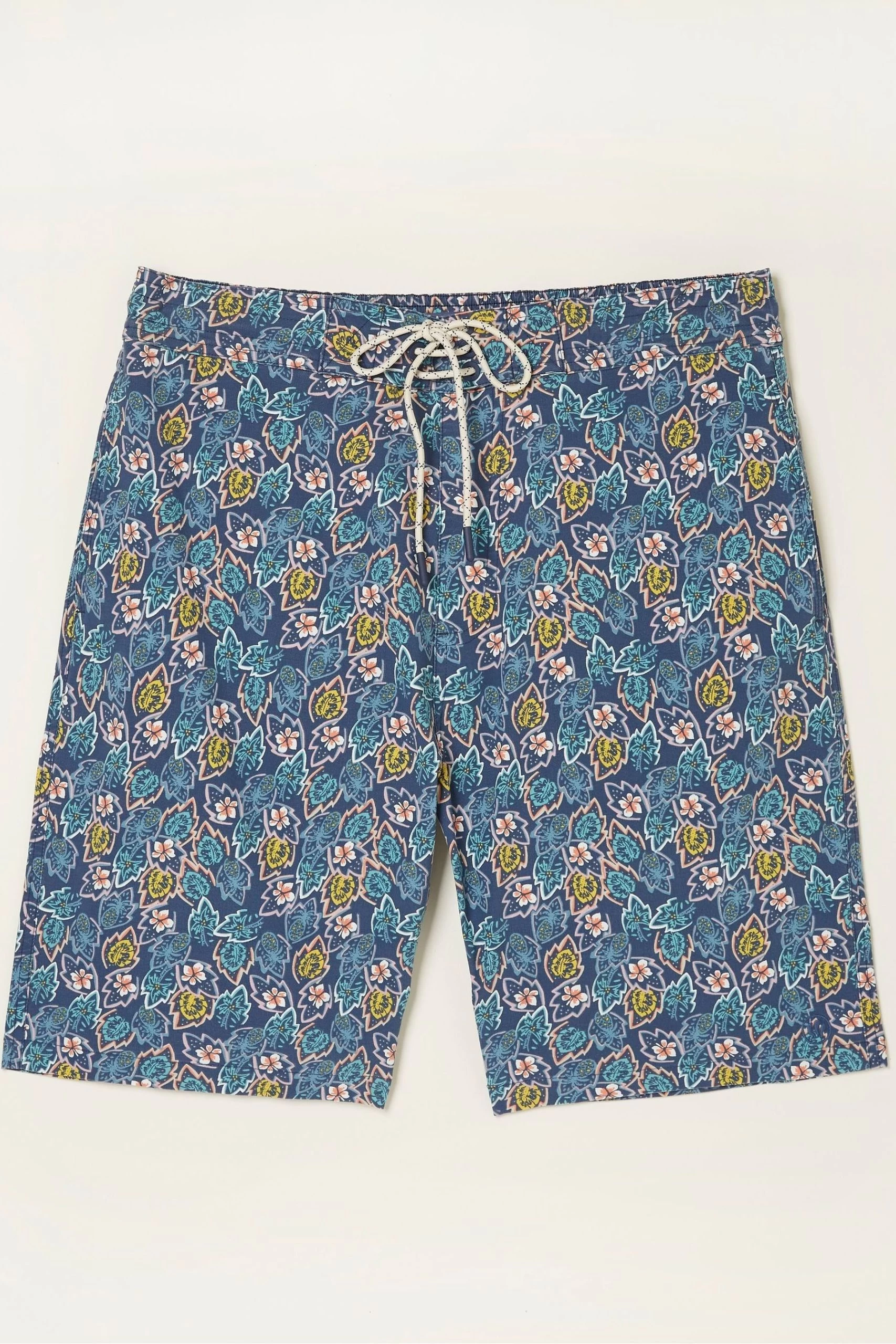 FatFace Blue Camber Pineapple Swim Shorts 5 FatFace Blue Camber Pineapple Swim Shorts - Image 5