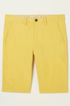 FatFace Yellow Mawes Chino Shorts