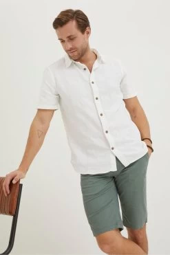 FatFace Green Mawes Chino Shorts 6 FatFace Green Mawes Chino Shorts -Fashion Clothing Store T51405s3