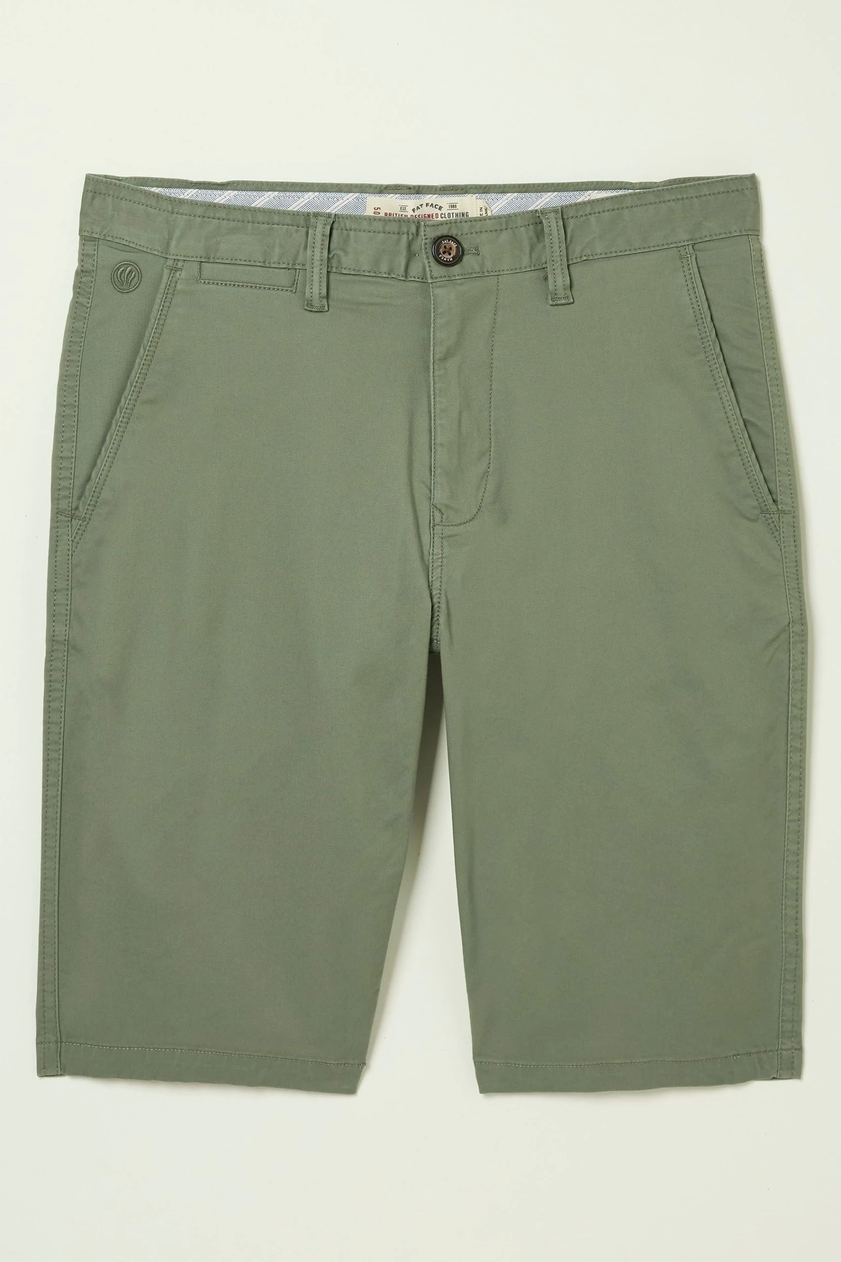 FatFace Green Mawes Chino Shorts 4 FatFace Green Mawes Chino Shorts - Image 4