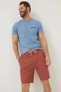 FatFace Orange Filey Cargo Swim Shorts