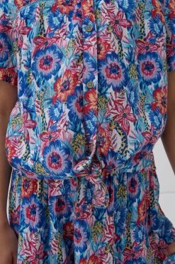 FatFace Pink Tropical Print Shirt -Fashion Clothing Store T52 399s5