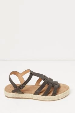 FatFace Adira Cage Espadrille Brown Sandals