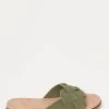 FatFace Green Andrea Weave Sandals