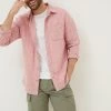FatFace Pink Plain Linen Shirt