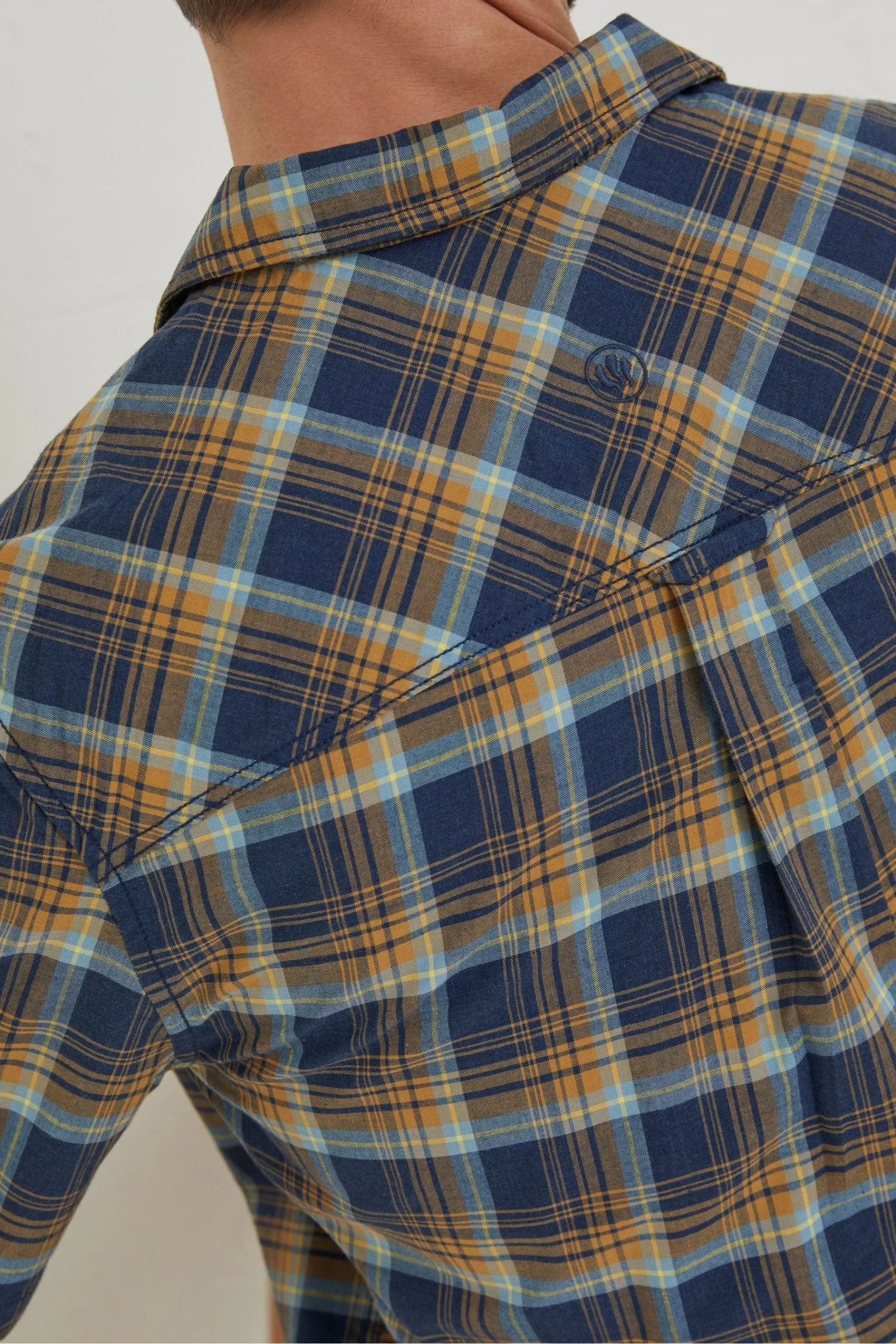 FatFace Blue Kilcoy Check Shirt 6 FatFace Blue Kilcoy Check Shirt - Image 6