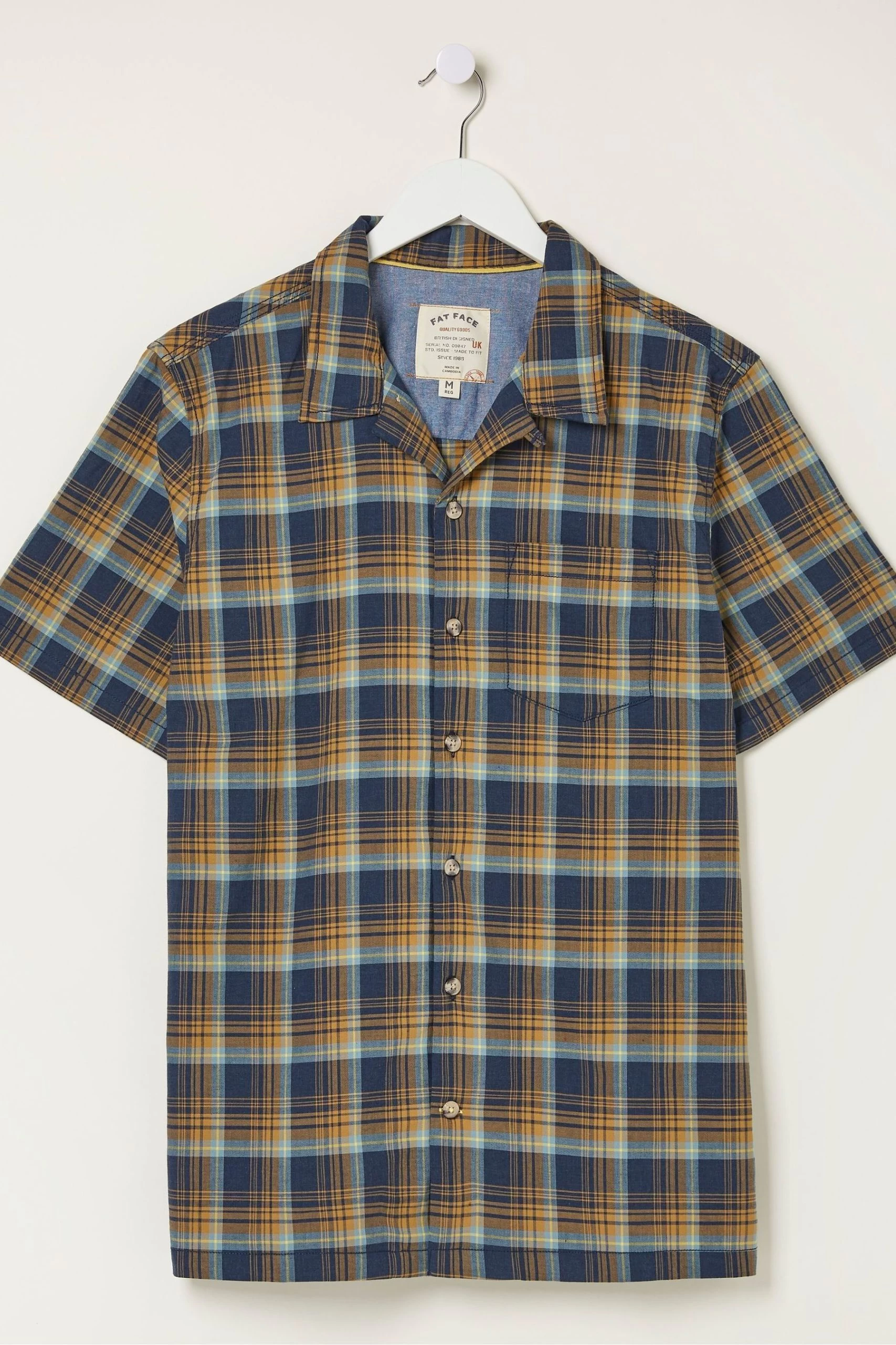 FatFace Blue Kilcoy Check Shirt 7 FatFace Blue Kilcoy Check Shirt - Image 7