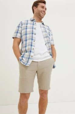 FatFace Blue Gibbard Check Shirt