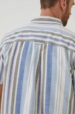 FatFace Blue Tynemouth Stripe Shirt 14 FatFace Blue Tynemouth Stripe Shirt -Fashion Clothing Store T54762s7