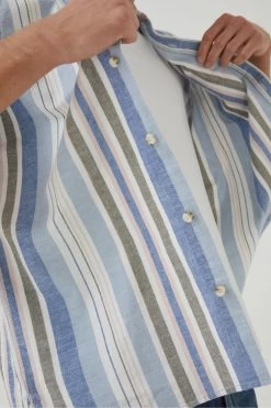 FatFace Blue Tynemouth Stripe Shirt 15 FatFace Blue Tynemouth Stripe Shirt -Fashion Clothing Store T54762s8