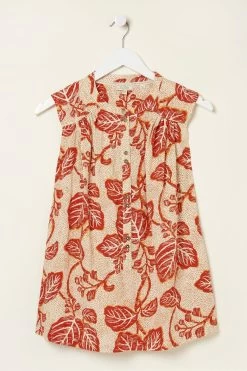 FatFace Natural Morgan Vine Floral Cami -Fashion Clothing Store T60 278s5