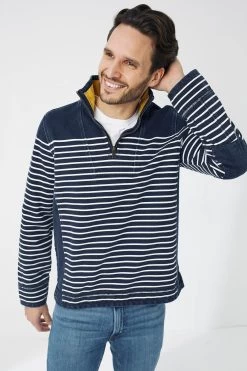 FatFace Blue Airlie Breton Sweat Top