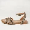 FatFace Beth Natural Animal Print Sandals