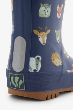 FatFace Boys Woodland Animal Print Wellies -Fashion Clothing Store T97164s3 1