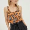 FatFace Yellow Flora Vine Floral Vest