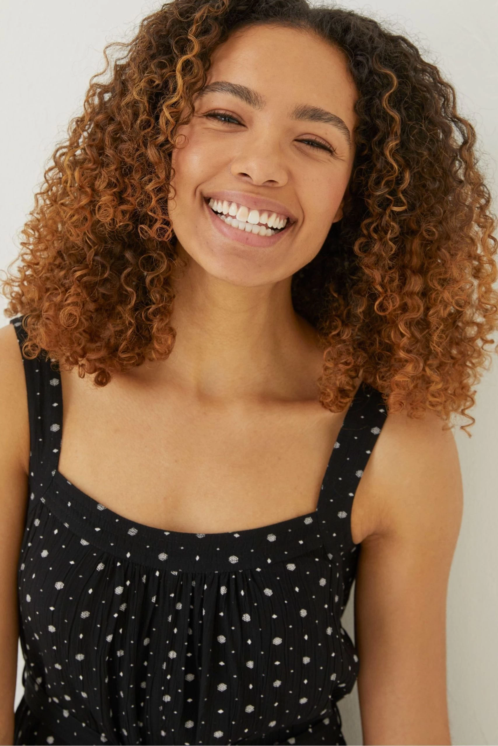 FatFace Annie Geo Print Black Playsuit 3 FatFace Annie Geo Print Black Playsuit - Image 3