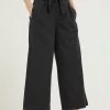 FatFace Mina Black Cropped Trousers