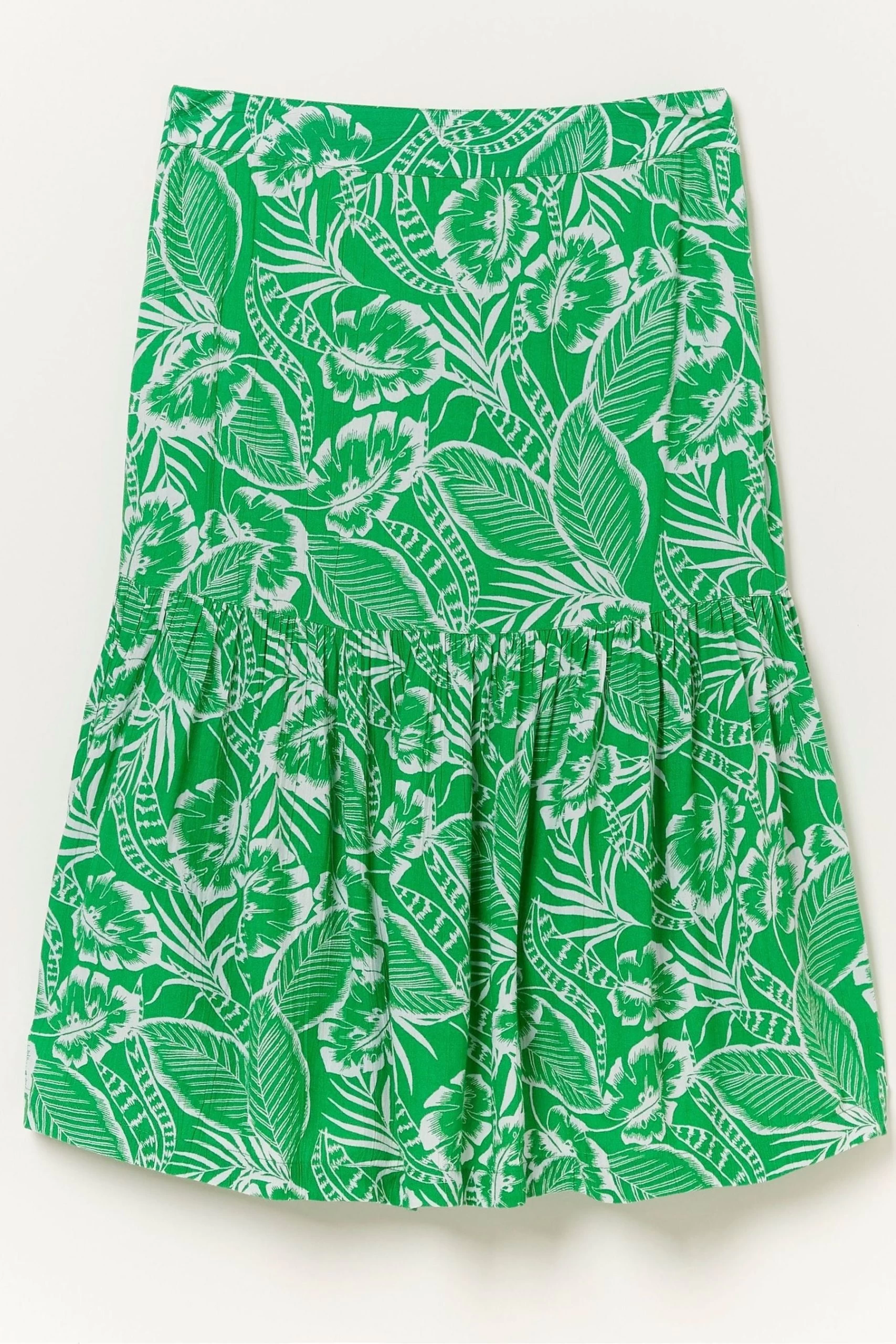 FatFace Green Remy Tropical Leaf Skirt 4 FatFace Green Remy Tropical Leaf Skirt - Image 4