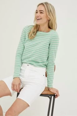 FatFace Breton Organic Cotton T-Shirt 7 FatFace Breton Organic Cotton T-Shirt -Fashion Clothing Store U04498s3