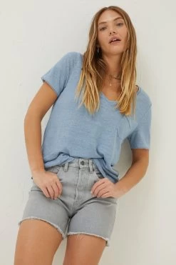 FatFace Maggie Linen T-Shirt