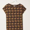 FatFace Ivy Parrot Black T-Shirt