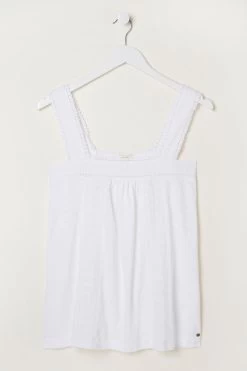 FatFace Viv Embroidered Cami -Fashion Clothing Store U12270s5