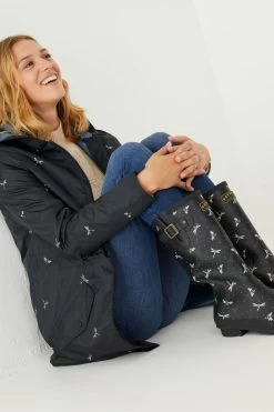 FatFace Womens Printed Waterproof Packable Jacket 13 FatFace Womens Printed Waterproof Packable Jacket -Fashion Clothing Store U13966s5