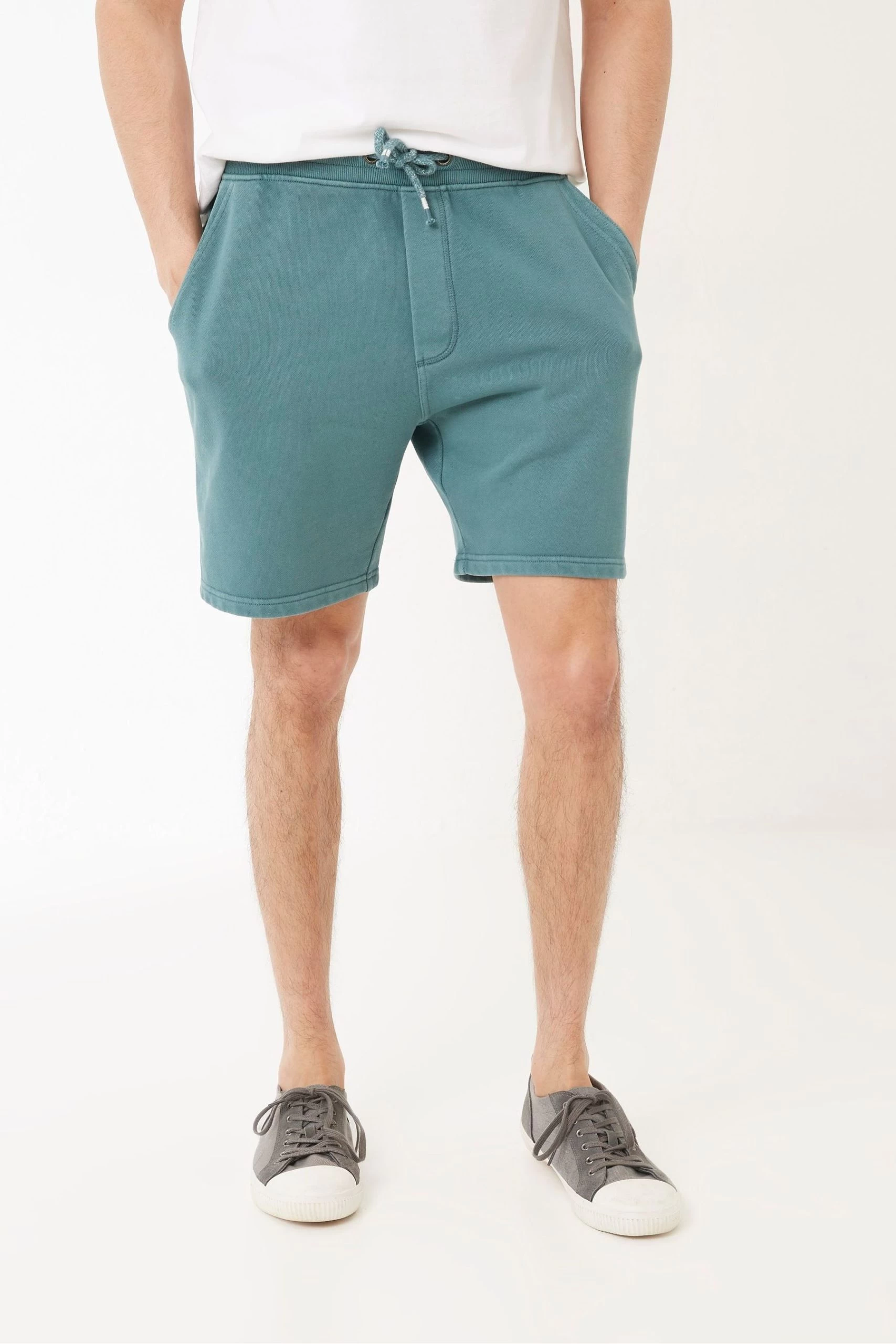 FatFace Green Cambourne Sweat Shorts 1 FatFace Green Cambourne Sweat Shorts