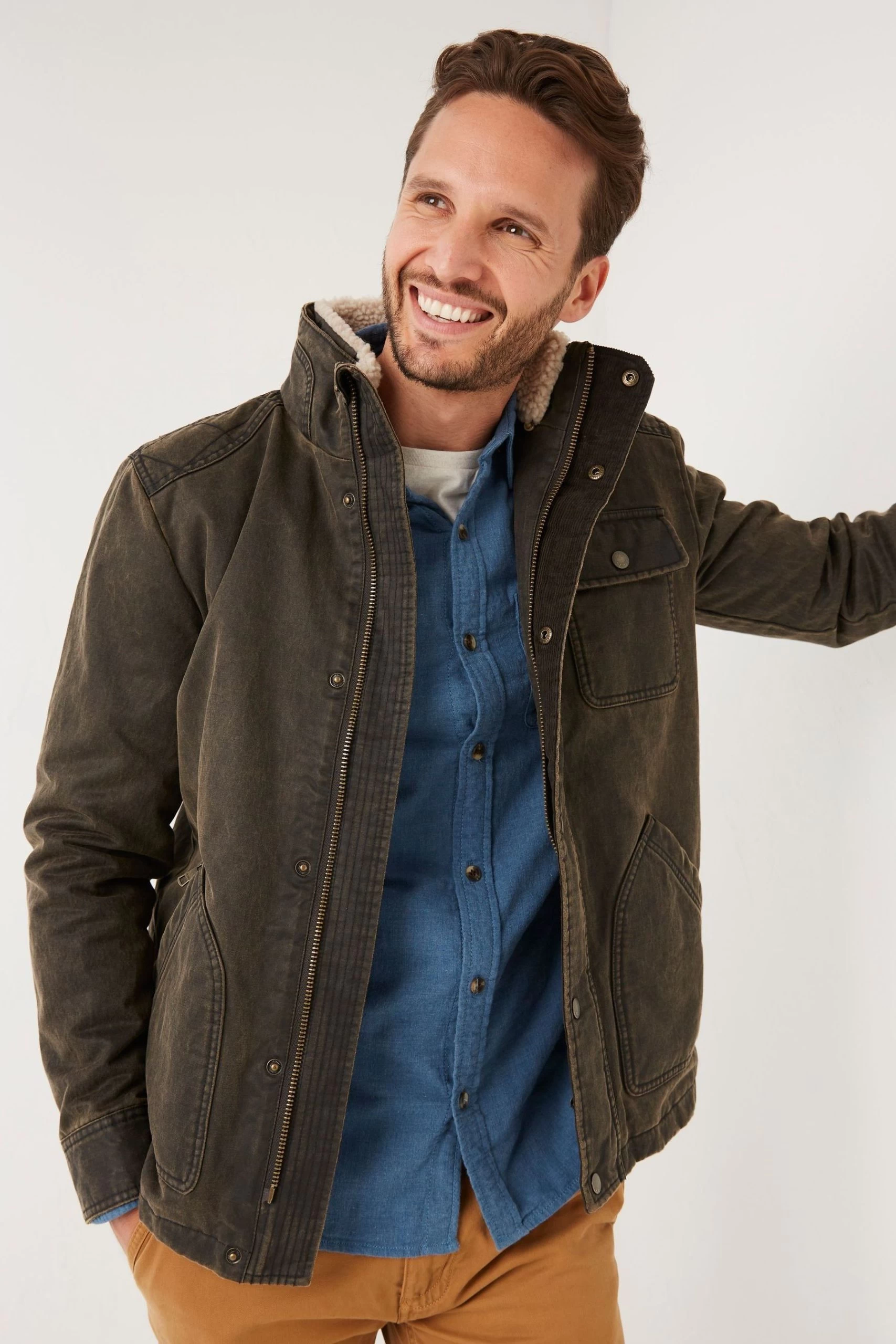 FatFace Broadsands Brown Jacket 1 FatFace Broadsands Brown Jacket