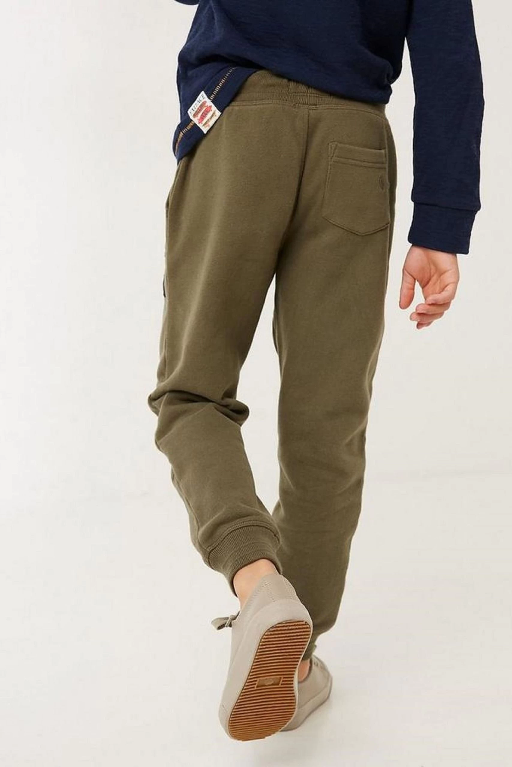 FatFace Green Noah Knee Panel Joggers 2 FatFace Green Noah Knee Panel Joggers - Image 2