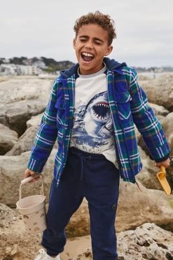 FatFace Blue Noah Knee Panel Joggers 8 FatFace Blue Noah Knee Panel Joggers -Fashion Clothing Store U99393s4